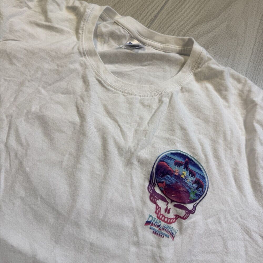 Dead and Company Lot Tee Star Lake Burgers town PA 6/5/23 Men’s L Two Sided